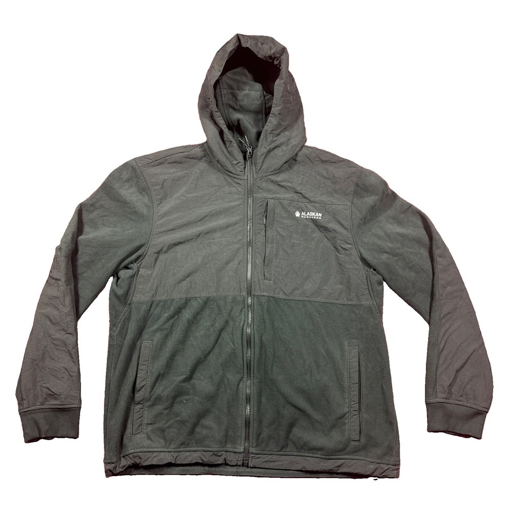 Alaskan Hardgear Duluth Jacket Mens Large Full Zip Workwear Jacket Black